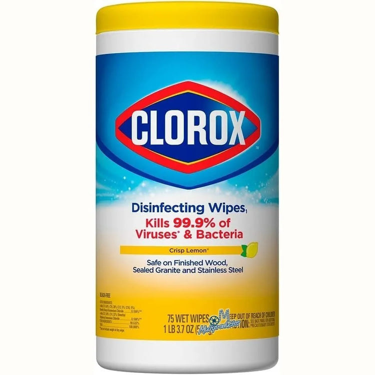 Toallitas desinfectantes Cloralex para superficies compartidas en set