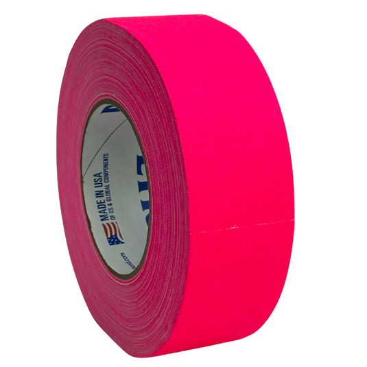* Cinta Gaffer Fluorescente Neón 48mm x 45m — Alta Visibilidad