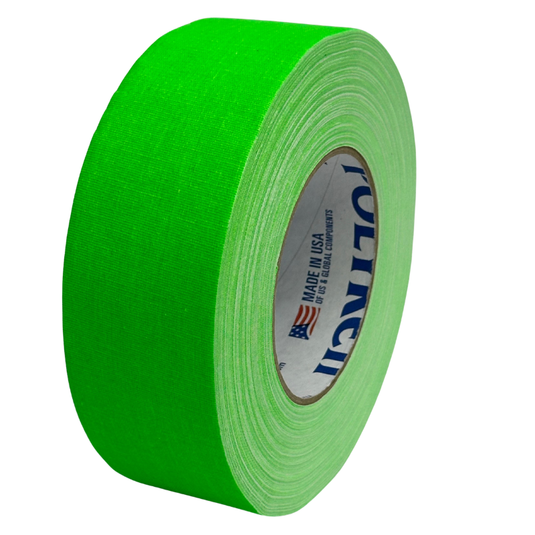 * Cinta Gaffer Fluorescente Neón 48mm x 45m — Alta Visibilidad