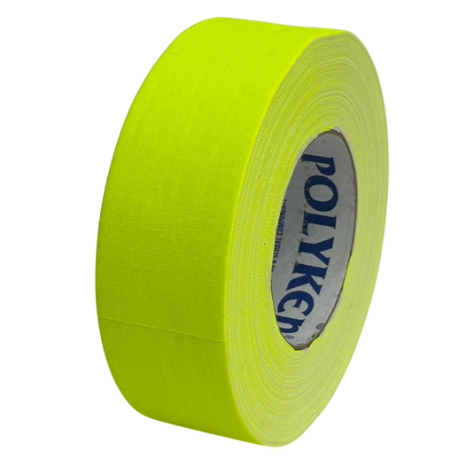 * Cinta Gaffer Fluorescente Neón 48mm x 45m — Alta Visibilidad