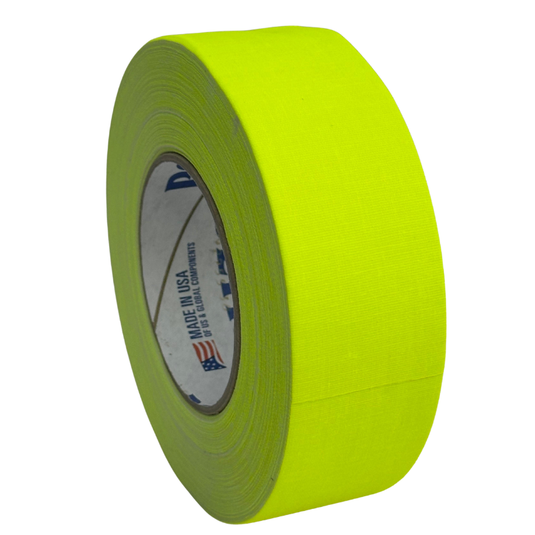* Cinta Gaffer Fluorescente Neón 48mm x 45m — Alta Visibilidad