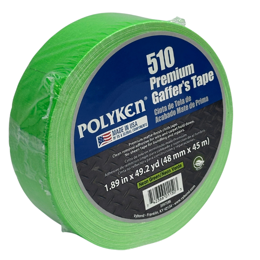 * Cinta Gaffer Fluorescente Neón 48mm x 45m — Alta Visibilidad