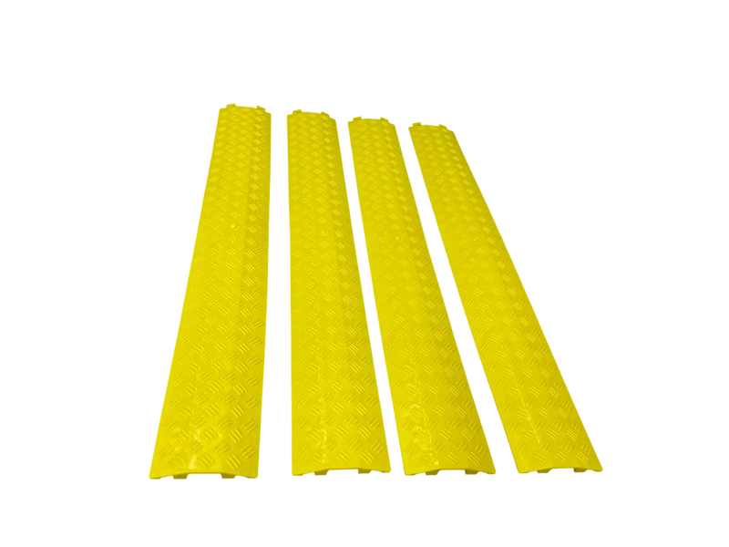 Cargue la imagen en el visor de la galería, PACK PASACABLES PEATONAL AMARILLAS DE 1 CANAL (4pza)
