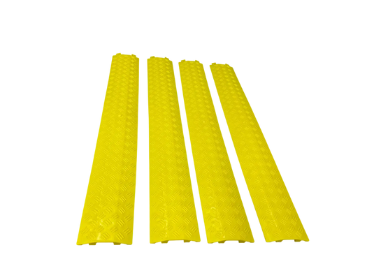 PACK PASACABLES PEATONAL AMARILLAS DE 1 CANAL (4pza)