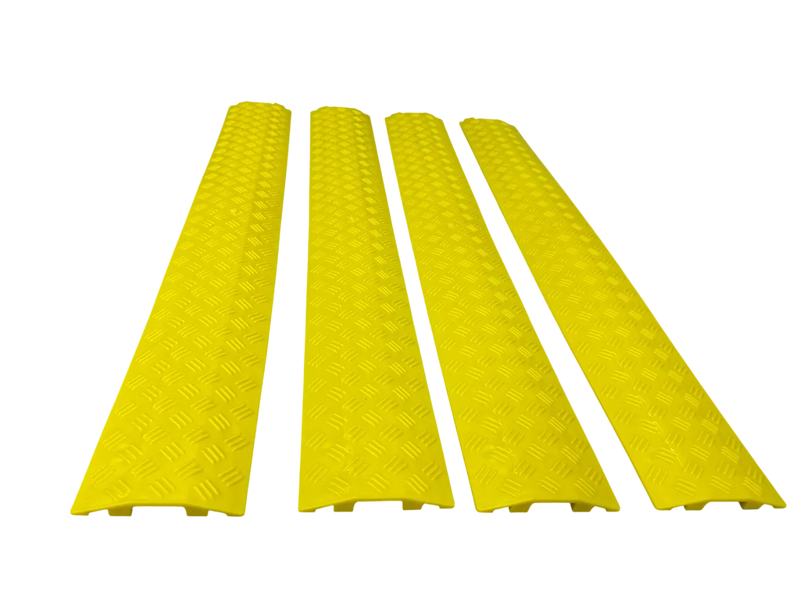 Cargue la imagen en el visor de la galería, PACK PASACABLES PEATONAL AMARILLAS DE 1 CANAL (4pza)
