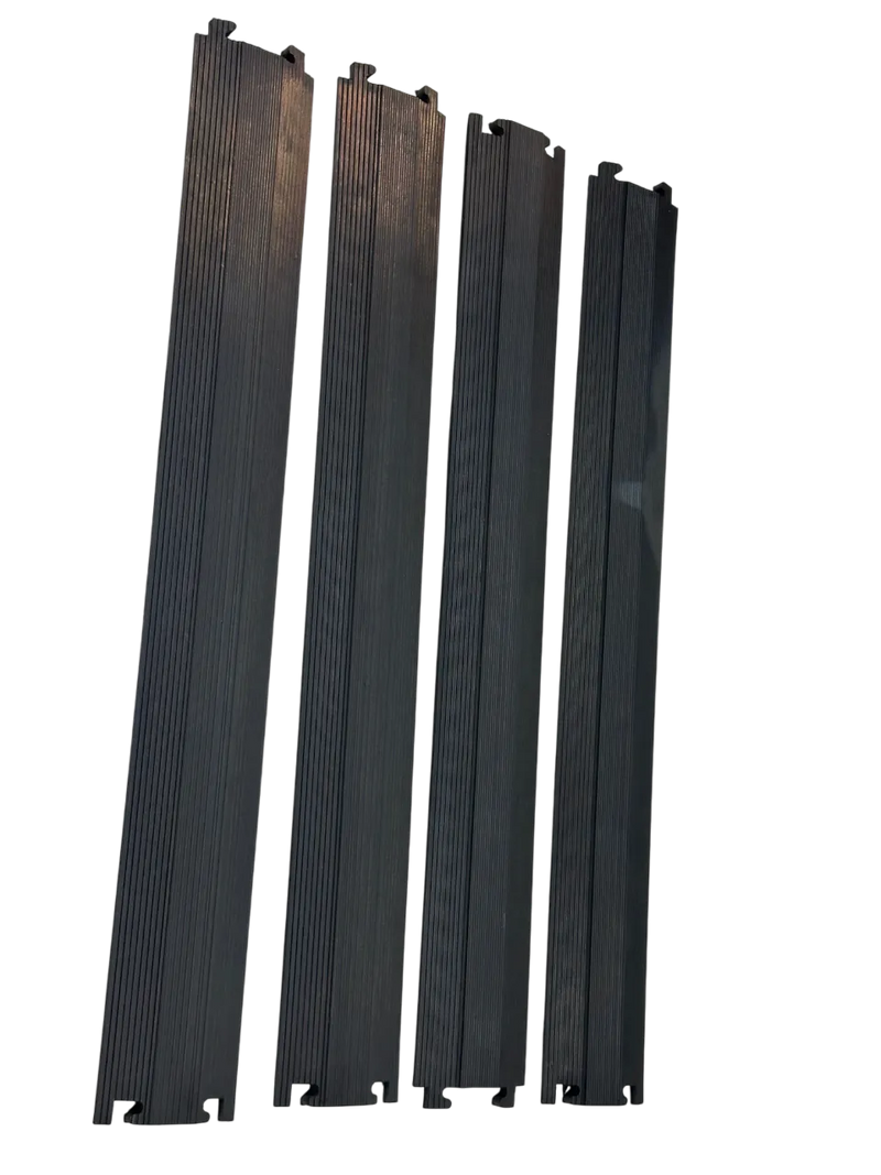 Cargue la imagen en el visor de la galería, PACK PASACABLES PEATONAL NEGRO DE 1 CANAL (4pza )
