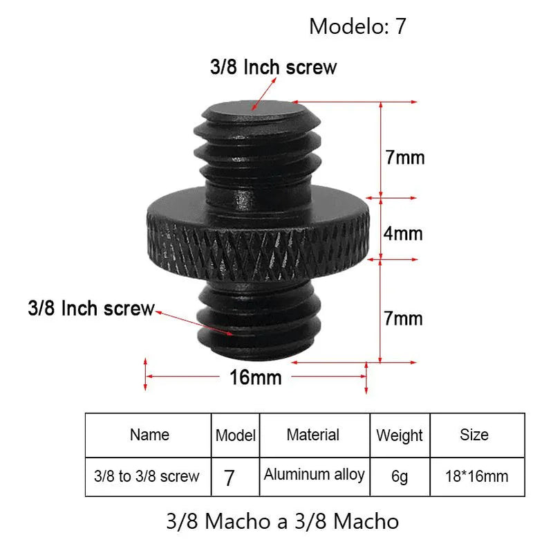 Cargue la imagen en el visor de la galería, Adaptador de tornillo de trípodes 1 Pieza
