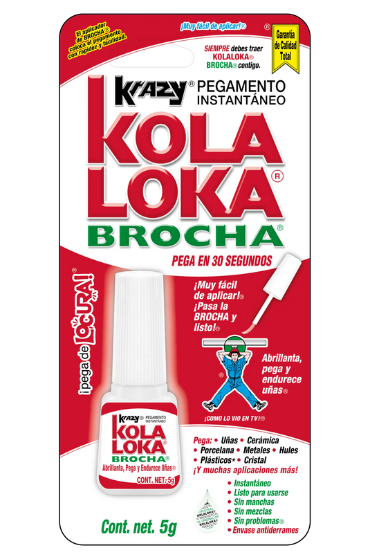 Pegamento Kola Loka Brocha 5 g - Multiproductos y expendables SA de CV