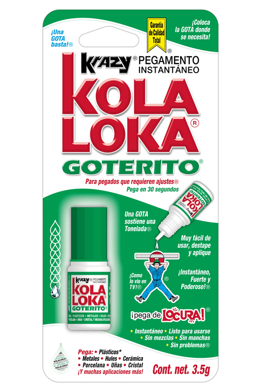 Pegamento Kola Loka goterito 3.5 g - Multiproductos y expendables SA de CV