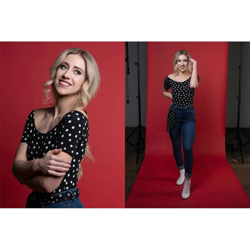 Cargue la imagen en el visor de la galería, CICLORAMA Scarlet #56 DE PAPEL 2.72m x 11m
