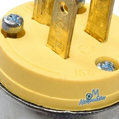 CLAVIJA BLINDADA 125 VOLTS GRIS LEVITON