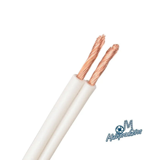 Cable eléctrico dúplex flexibles SPT, 100 m