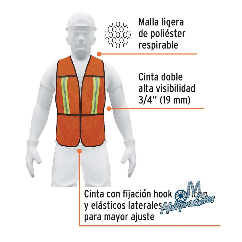 Cargue la imagen en el visor de la galería, Chaleco de malla Reflejante
