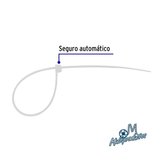 Cinchos de plásticos en Bote con 1000pzas