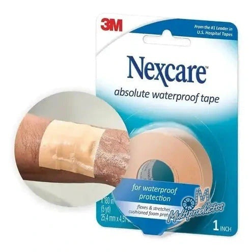 Cargue la imagen en el visor de la galería, Cinta Adhesiva 3m Nexcare Absolute Waterproof 25.4mm X 4.57m
