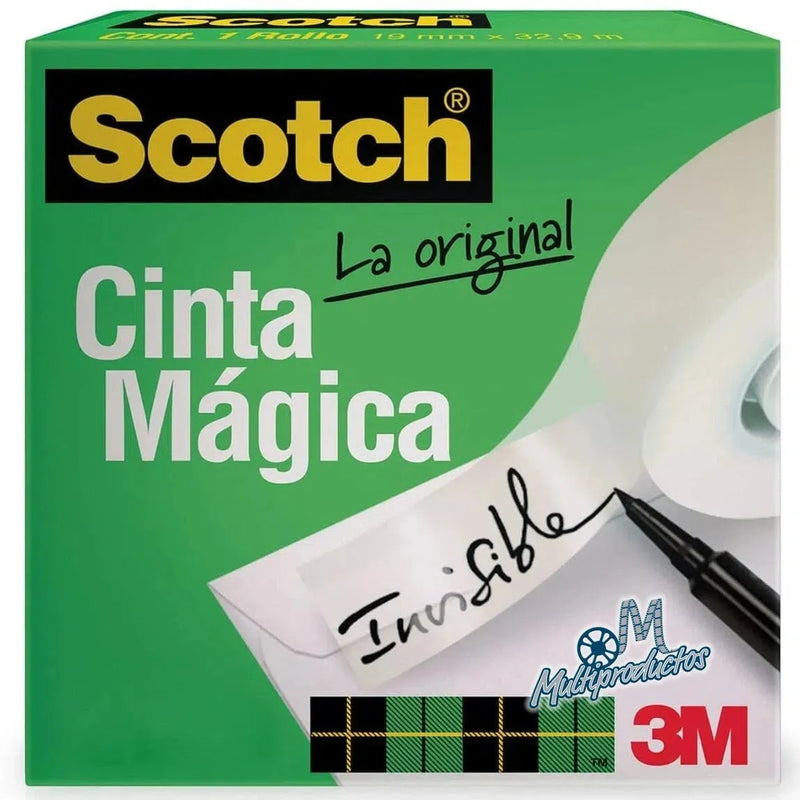 Cargue la imagen en el visor de la galería, Cinta Mágica Scotch 18mm x 33m
