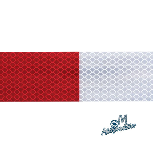 Cinta Reflejante Adhesiva de PVC - 50mm x 9 metros