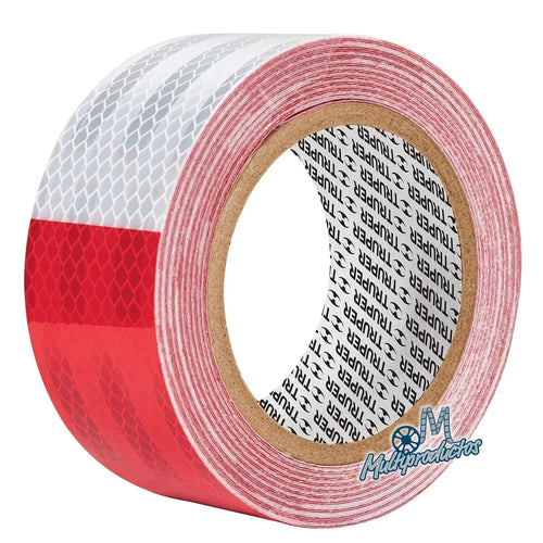 Cinta Reflejante Adhesiva de PVC - 50mm x 9 metros
