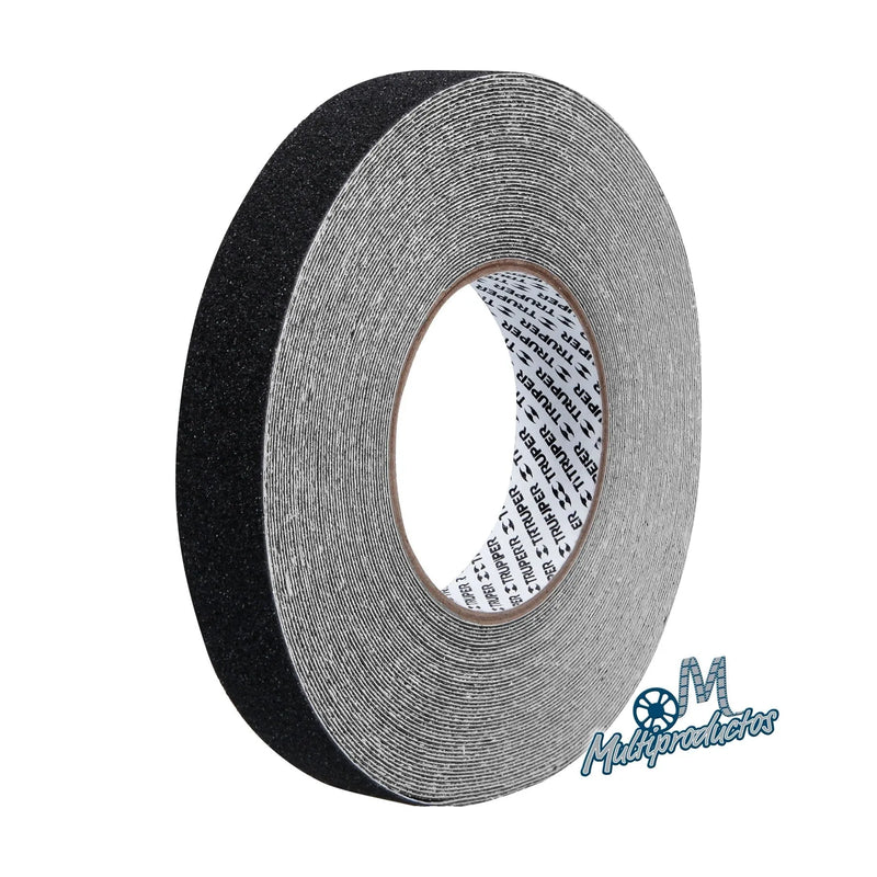 Cargue la imagen en el visor de la galería, Cinta antiderrapante NEGRA 25mm x 18m
