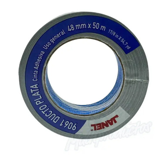 Cinta Duct Tape Plata 2" x 50m | Multiuso