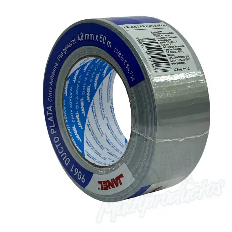 Cargue la imagen en el visor de la galería, Cinta Duct Tape Plata 2" x 50m | Multiuso
