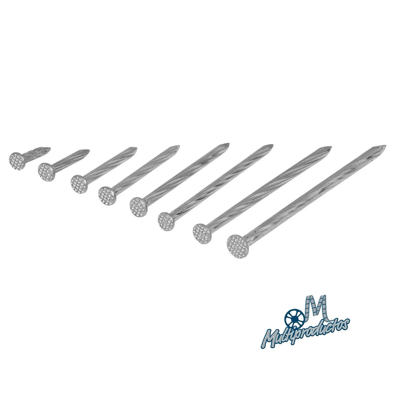 Cargue la imagen en el visor de la galería, Clavos galvanizados para concreto - Bolsa con 1 kg
