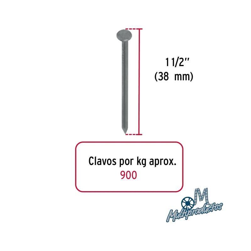 Cargue la imagen en el visor de la galería, Clavos standard con cabeza, para madera - Bolsa con 1 kg
