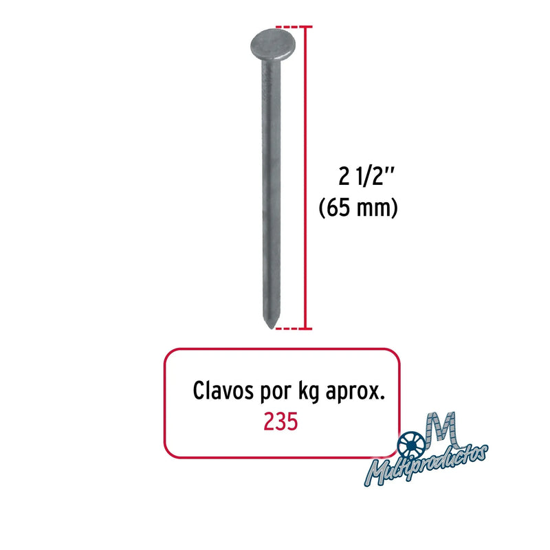 Cargue la imagen en el visor de la galería, Clavos standard con cabeza, para madera - Bolsa con 1 kg
