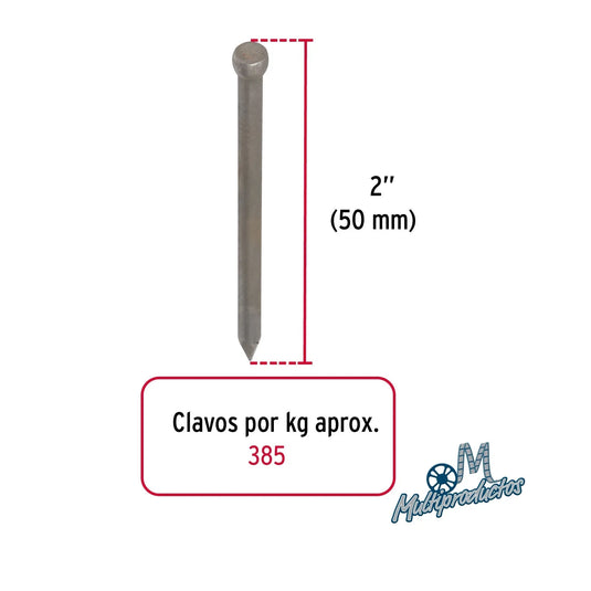 Clavos standard sin cabeza, para madera - Bolsa con 1 kg
