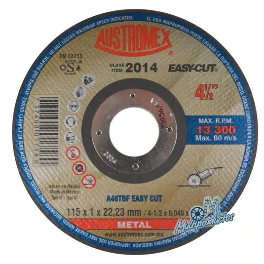 DISCO LAMINADO TENAZIT 4 1/2" para Esmeriladora- Easycut