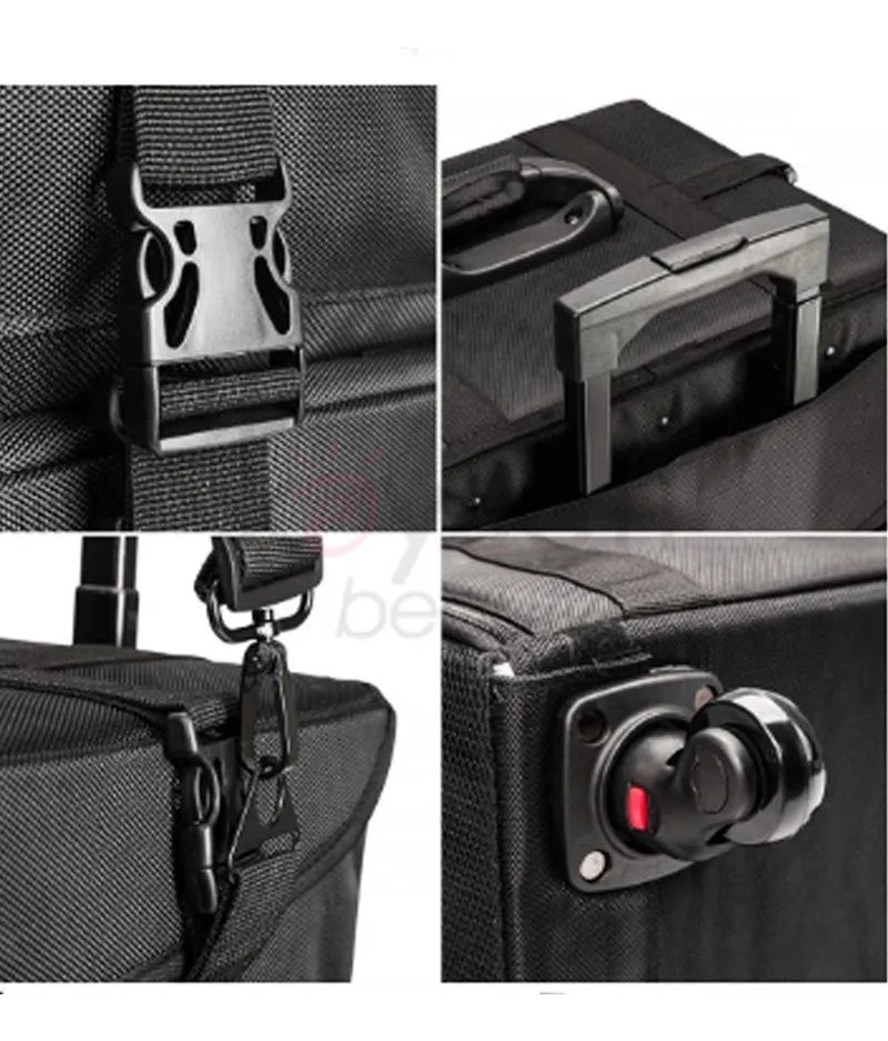 Cargue la imagen en el visor de la galería, Maletín Maquillaje Profesional C/ Ruedas Estuche Organizador
