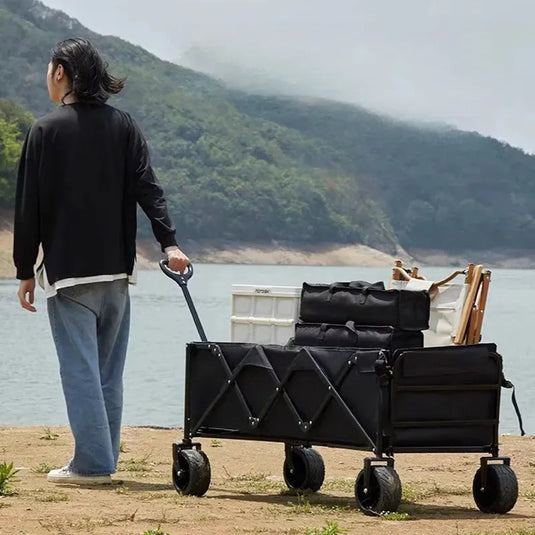 Carrito Vagón Plegable Portátil Multiusos Resistente FilmCrew