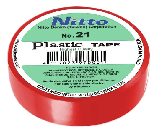 Cinta de Aislar de 18mm x 18m - Multiproductos y expendables SA de CV