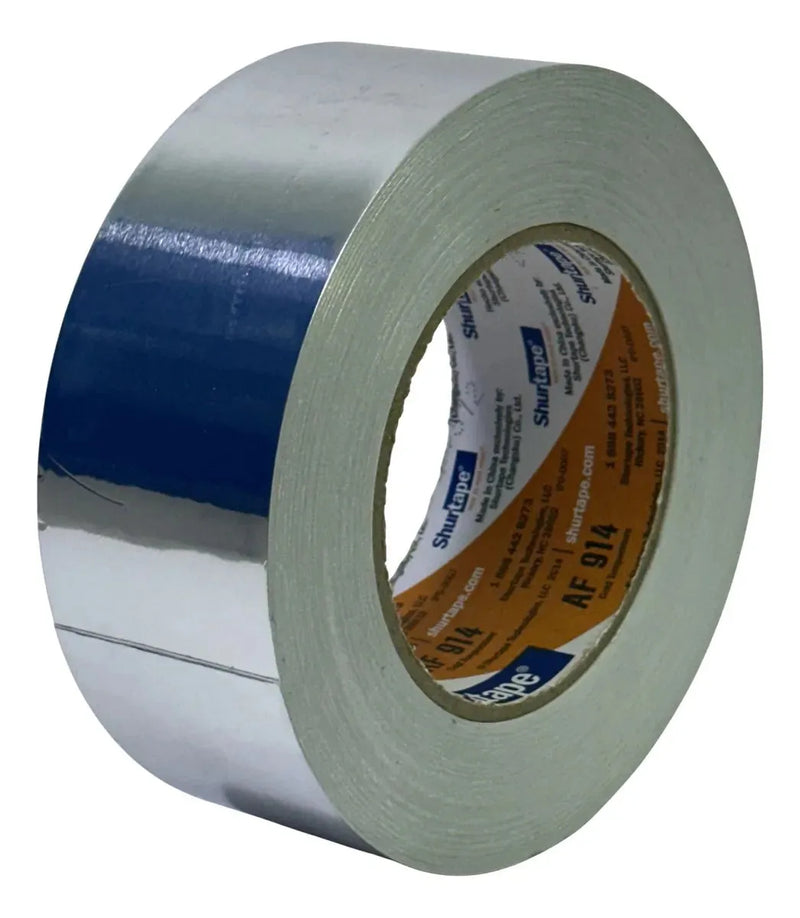 Cargue la imagen en el visor de la galería, Cinta De Aluminio Shurtape 2 Pulgadas X 46 Metros Af914 Plateado Lisa
