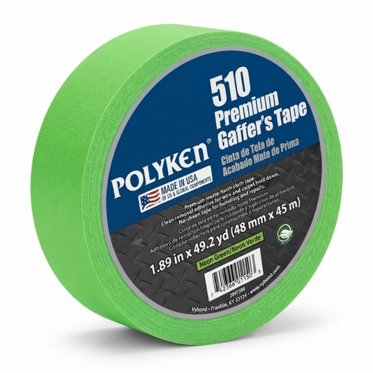 * Cinta Gaffer Fluorescente Neón 48mm x 45m — Alta Visibilidad - Multiproductos y expendables SA de CV