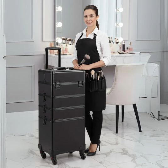 Neceser De 4 Niveles Profesional Con Llantas