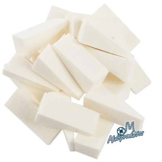 ESPONJAS EN CUÑAS PARA MAQUILLAJE - 16 PIEZAS