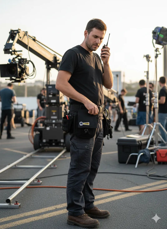 Pouch Assist Chico FilmCrew - Cierre silencioso