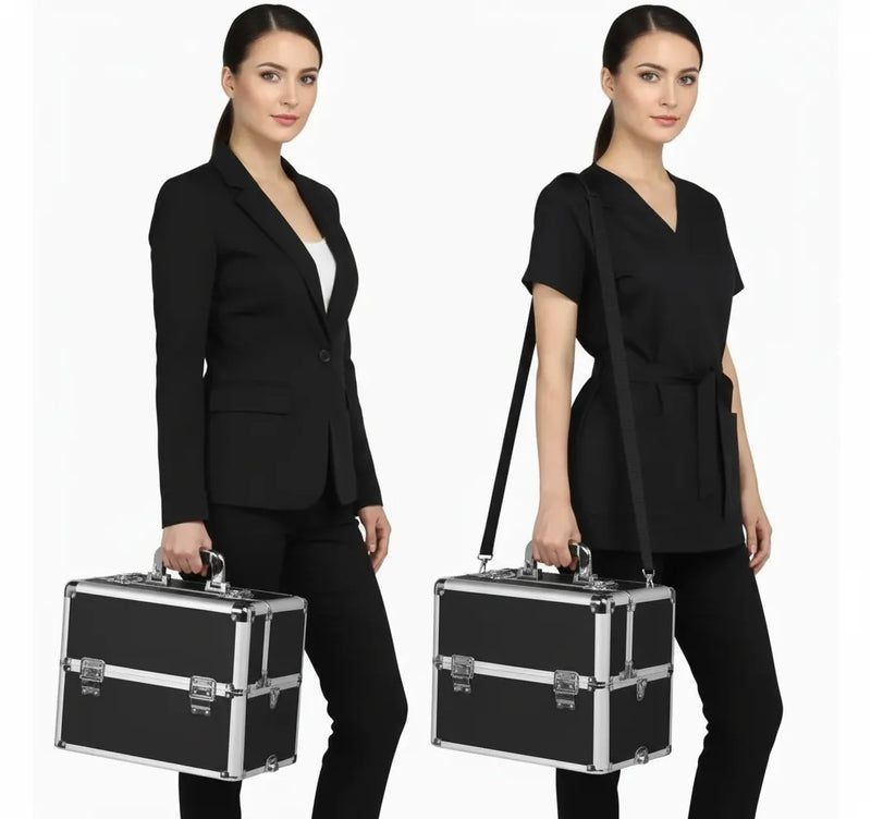 Cargue la imagen en el visor de la galería, Neceser De 4 Niveles Profesional Con Llantas
