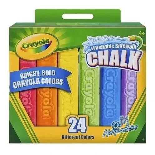Cargue la imagen en el visor de la galería, Gises Crayola gigantes colores brillantes 24 pza
