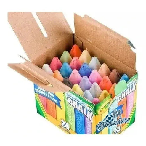 Gises Crayola gigantes colores brillantes 24 pza