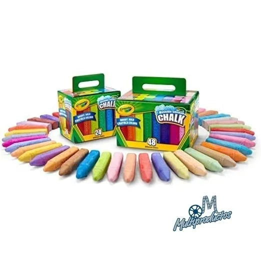 Cargue la imagen en el visor de la galería, Gises Crayola gigantes colores brillantes 24 pza
