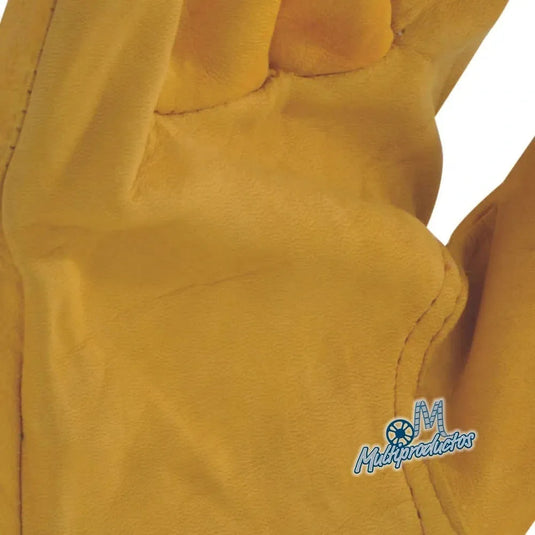 Guantes Argonero de Piel de Res con Elástico