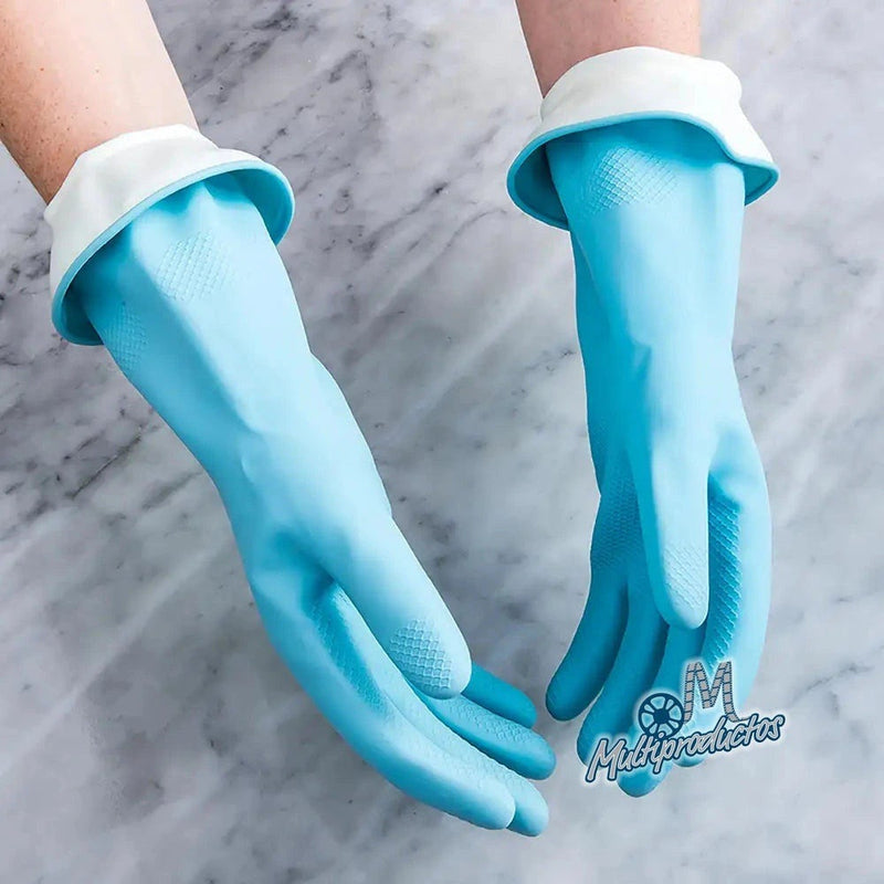 Cargue la imagen en el visor de la galería, Guantes de Latex Afelpados- Tipo cocina
