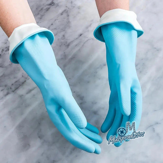 Guantes de Latex Afelpados- Tipo cocina