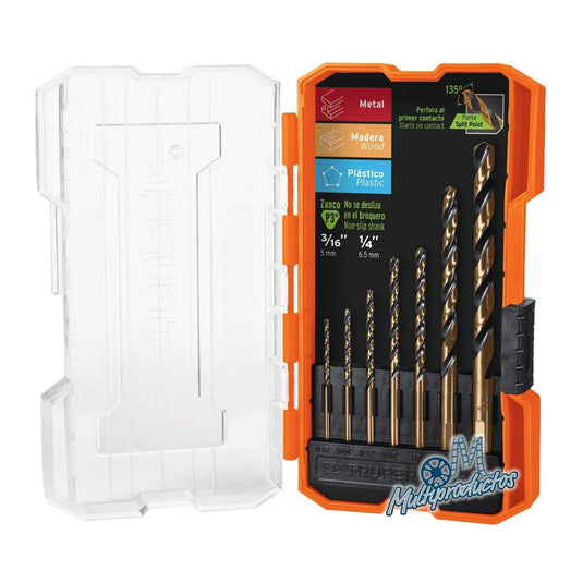 Juego de 7 brocas p/ Metal