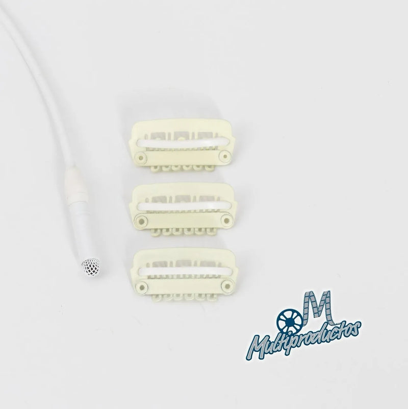 Cargue la imagen en el visor de la galería, Lav Concealer - Clipz Universal Hair/Wig mounts 3 por Paq - HideAMic
