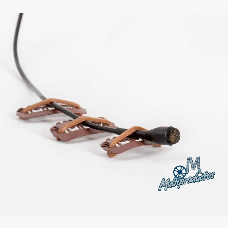 Cargue la imagen en el visor de la galería, Lav Concealer - Clipz Universal Hair/Wig mounts 3 por Paq - HideAMic
