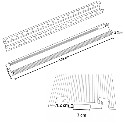 PACK PASACABLES PEATONAL NEGRO DE 1 CANAL (4pza )