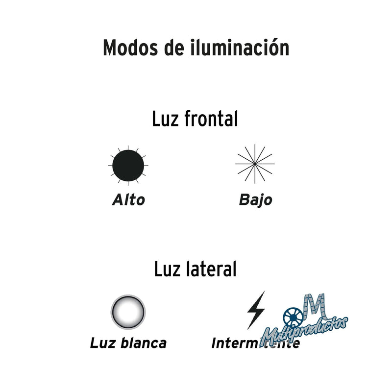 Cargue la imagen en el visor de la galería, Linterna de 1 LED 270 lm con luz de emergencia, recargable
